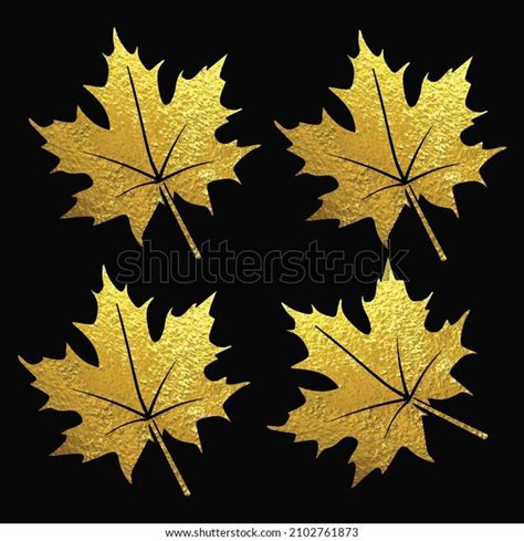 Chinar Leaf Golden Maple Leaf Wallpaper Stock Vector (Royalty Free ...