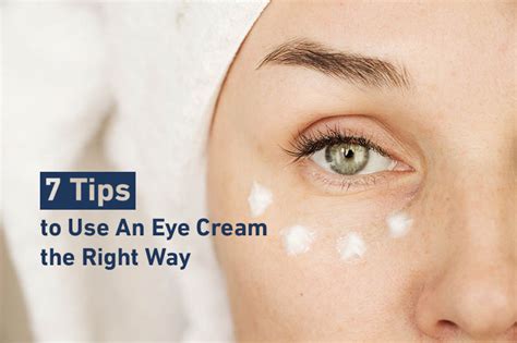 7 Tips to Use An Eye Cream the Right Way - Cure Natural Skin Care