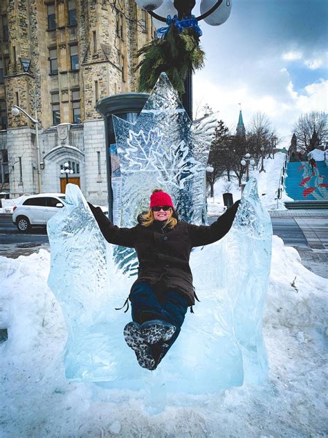 Ice Sculptures at Night - Winter in Ottawa | The Planet D