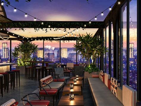 13 Sun-Soaked Rooftops for Eating and Drinking in NYC | Rooftop bar design, Rooftop terrace ...