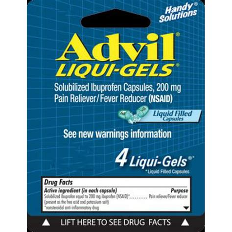 Advil Liquid Gels - Walmart.com - Walmart.com