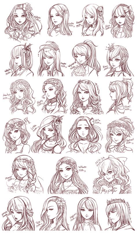 Top 74+ anime female hair drawing latest - in.duhocakina