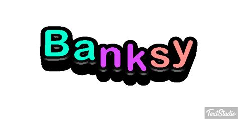 Banksy Celebrity Animated GIF Logo Designs