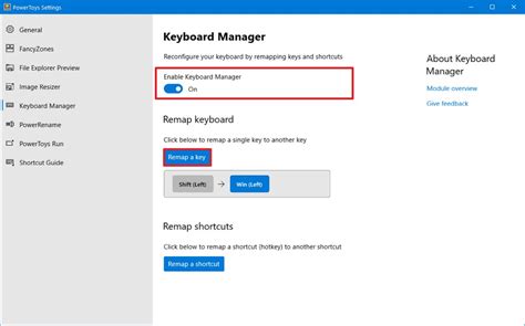 How to remap keyboard key or shortcut on Windows 10 - Pureinfotech