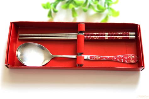 Creative Chinese style wedding supplies chopsticks spoon gift packaging | Hot Sale Gift