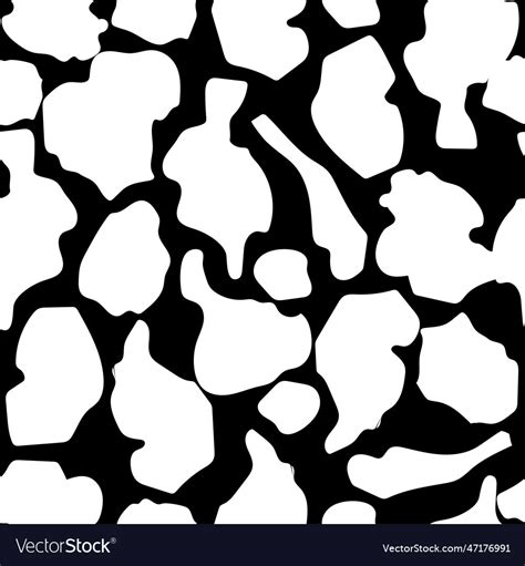 Seamless dalmatian fur animal print animal skin Vector Image