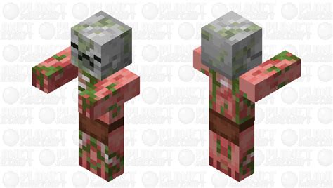 Baby zombie pigman!!!!!!! (But it's larger!!!) Minecraft Mob Skin