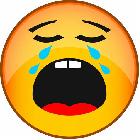 Crying, emoji, emoticon, emotion, face, smile, weep icon - Download on ...