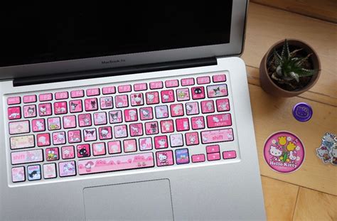 Sanrio Pink Keyboard Stickers | Etsy