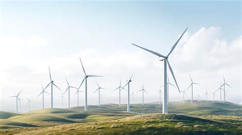 Premium Photo | A photo of a wind turbine farm 2