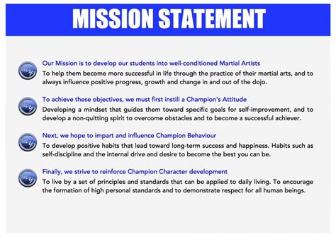 Examples Of Mission Statements | Template Business