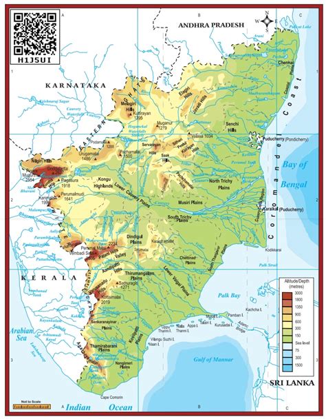 Drainage/Rivers of Tamil Nadu - Geography