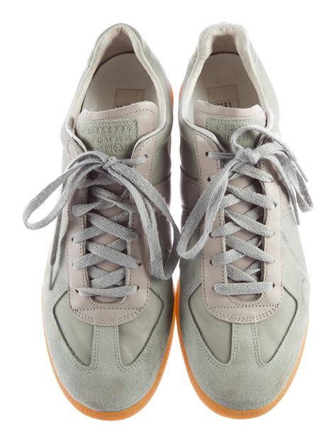 Maison Martin Margiela Suede-Trimmed Replica Sneakers - Shoes - MAI27208 | The RealReal