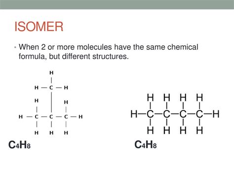 C4h8 Lewis Structure Isomers