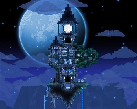 Cool Terraria Base Designs / / Building a house is one of the first things you'll do in terraria ...