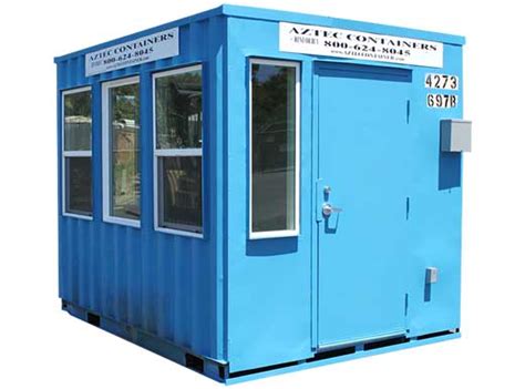 10 ft Mobile Office Shipping Container For Sale | Aztec Container