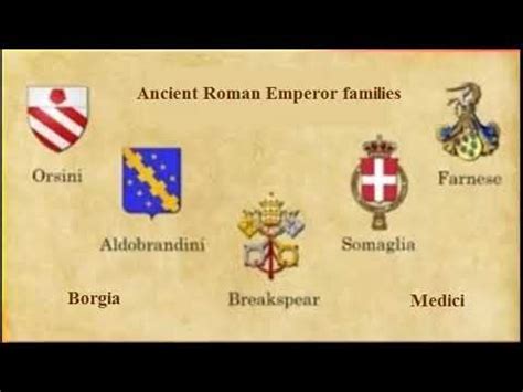 Ancient Roman Emperor Families The Black Nobility - The Venitian Black ...