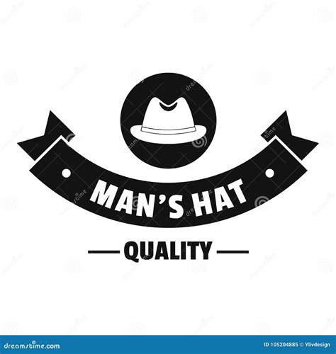 Quality Hat Logo, Simple Black Style Stock Vector - Illustration of head, black: 105204885