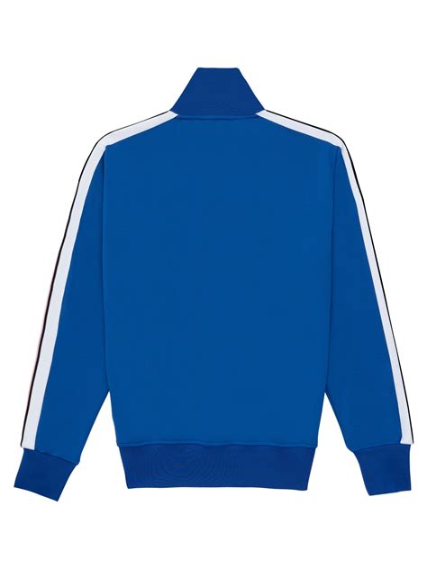 BLUE TRACK JACKET - Palm Angels® Official