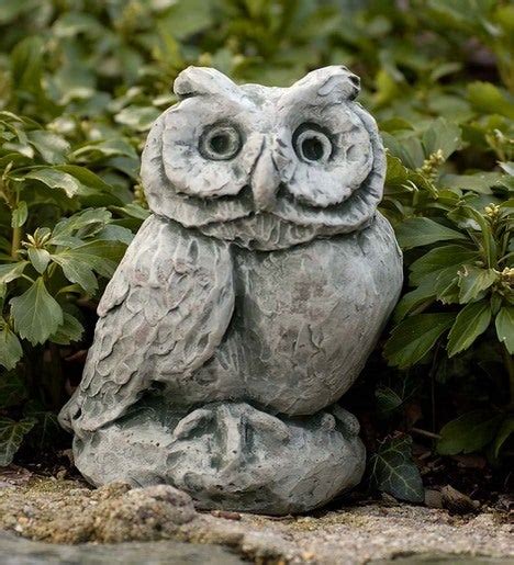 Cast Stone Owl Garden Statue | Yard & Garden Decor | Collections | Wind and Weather