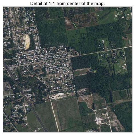 Aerial Photography Map of Mims, FL Florida