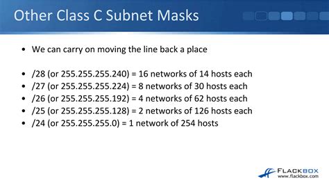 Subnetting Class C Networks and VLSM Tutorial - FlackBox