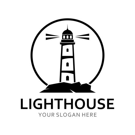 lighthouse vector logo 7688737 Vector Art at Vecteezy