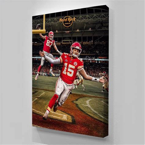 American Football Posters Patrick Mahomes Travis Kelce Poster Sports ...