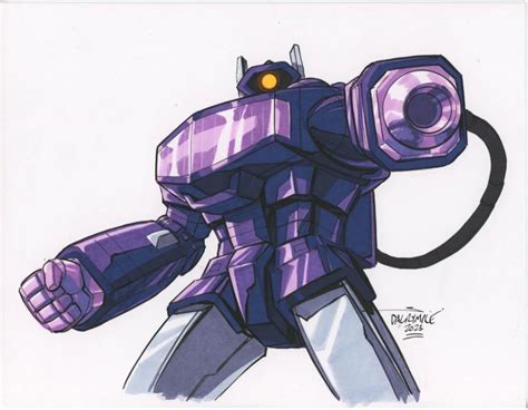 Transformers: Shockwave , in Michael Sand's Pinups Comic Art Gallery Room