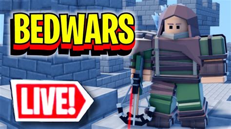 ROBLOX BEDWARS WITH FANS! Roblox Bedwars Live! - Benny Boldy Gaming ...