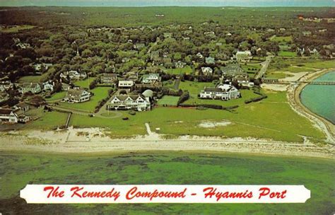 12588 MA Hyannis Port 1960's Aerial View of The Kennedy Compound ...