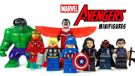 LEGO Avengers Assemble KnockOff Minifigures Marvel Superheroes (Bootleg) in 2021 | Lego print ...