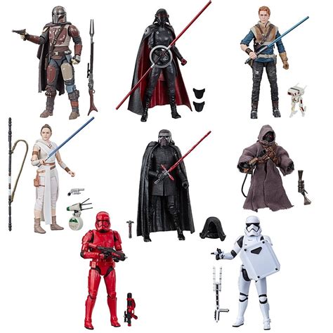 Star Wars The Black Series 6-Inch Action Figures Wave 1 - White Series ...