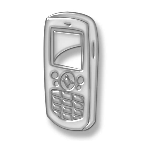 Cell Phone Icon Transparent #381716 - Free Icons Library