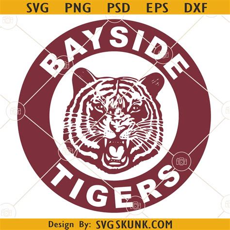 Bayside Tigers High School Logo SVG, Saved By The Bell Svg, Saved By The Bell Logo Font Svg