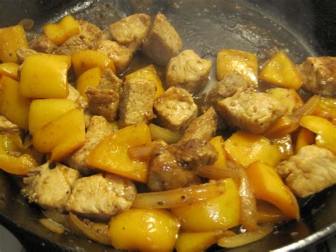 Adventures in Cookery: Stir-Fried Pork Loin cubes with Balsamic vinegar ...