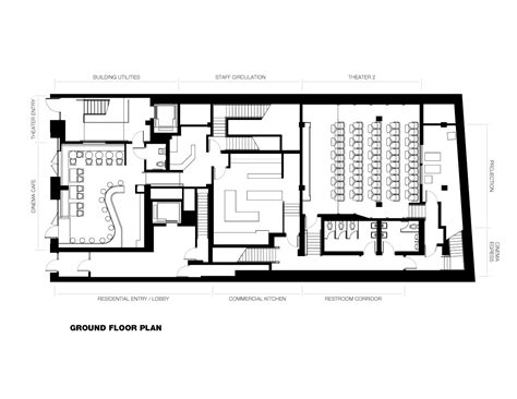 Gallery of Nitehawk Cinema and Apartments / Caliper Studio - 3 | Floor ...