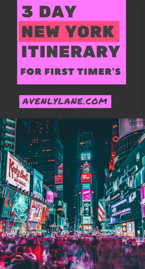 3 Day New York Itinerary For First Timers | Avenly Lane | New york city vacation, New york ...