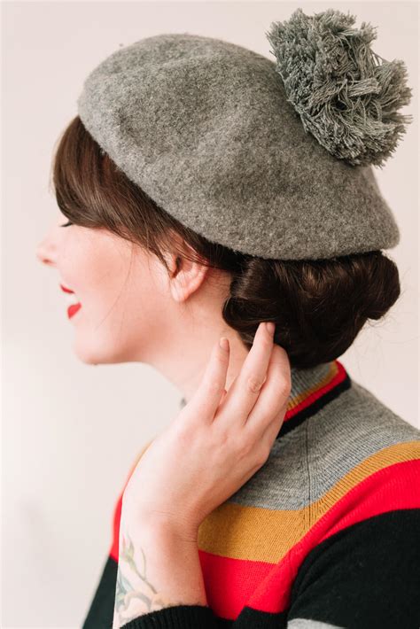 3 ways to style your hair with a beret | Keiko Lynn