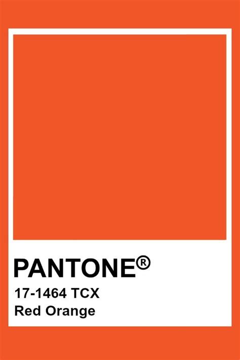 Pantone Red Orange | Pantone colour palettes, Pantone orange, Pantone color