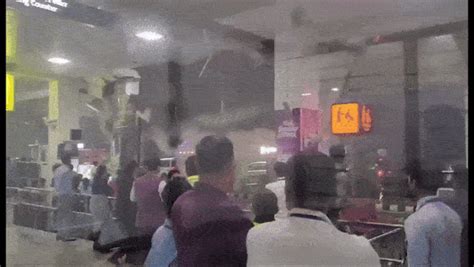 Assam: Guwahati airport ceiling collapses due to heavy rain, flights diverted - India Today