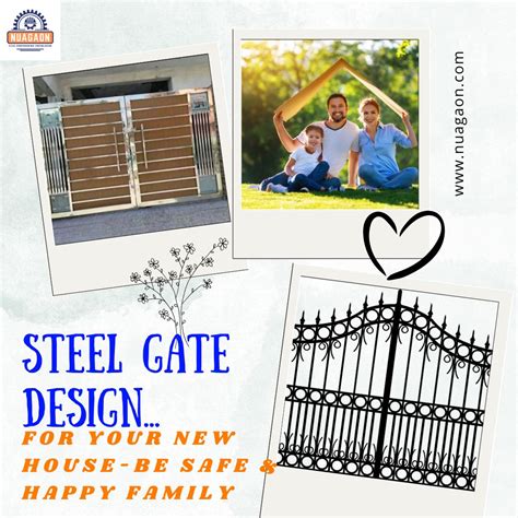 Steel Gate design | Choose 304 Grade steel | Cost and Installation 450-550 /- Civil Engineering ...