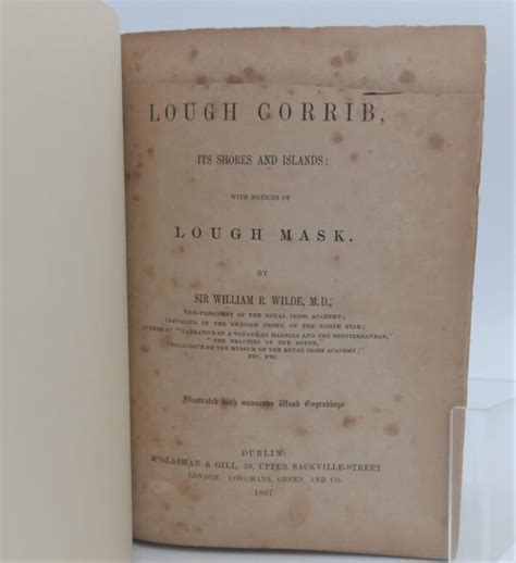 Lough Corrib. Its Shores and Islands. First Edition (1867) - Ulysses ...