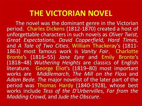 Victorian literature