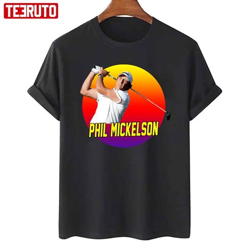 Retro Phil Mickelson Golfer Unisex T-Shirt - Teeruto