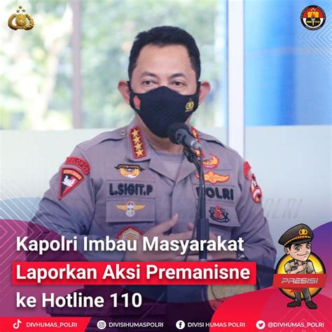 𝐇𝐔𝐌𝐀𝐒 𝐏𝐎𝐋𝐃𝐀 𝐉𝐀𝐖𝐀 𝐓𝐈𝐌𝐔𝐑 on Twitter: "Kapolri menginstruksikan kepada seluruh Polda dan Polres ...