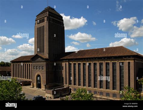 The Cambridge University Library designed by Giles Gilbert Scott Stock Photo, Royalty Free Image ...