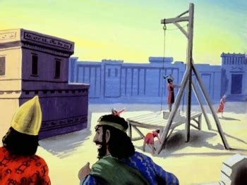 Haman Hanged on His Own Gallows - Psalm 34:8