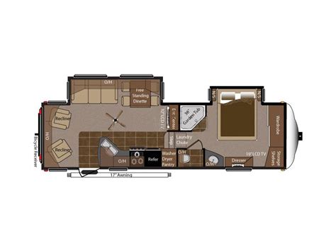 2010 Montana Fifth Wheel Floor Plans | Two Birds Home