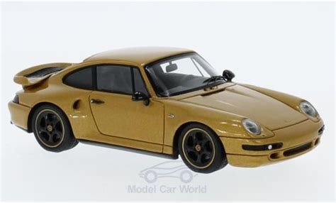 Diecast model cars Porsche 993 Turbo 1/43 Spark 911 () Turbo Classic Series gold - Alldiecast.co.uk